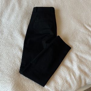 NWT banana republic sloan skinny slim ankle pants black size 0 petite